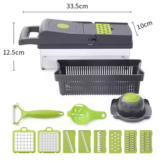 16-in-1 Multifunctional Vegetable Cutter & Slicer