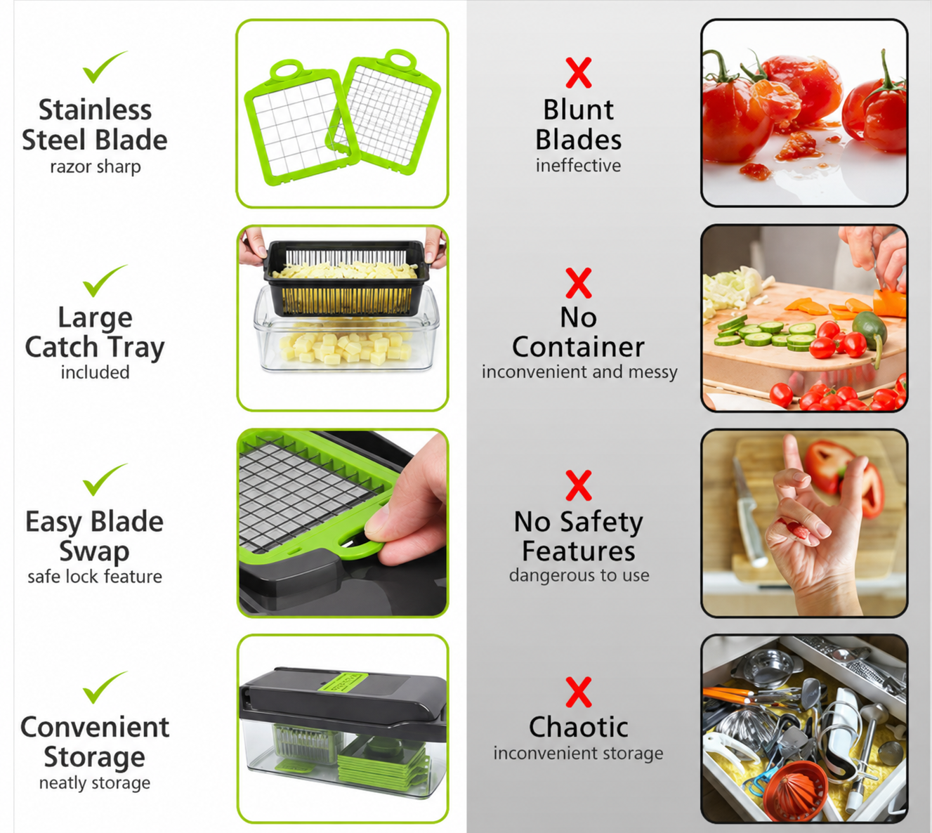 16-in-1 Multifunctional Vegetable Cutter & Slicer