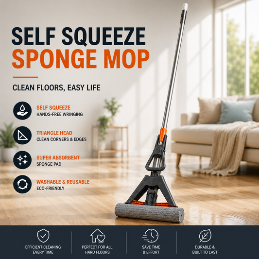 Self-Squeeze Sponge Mop