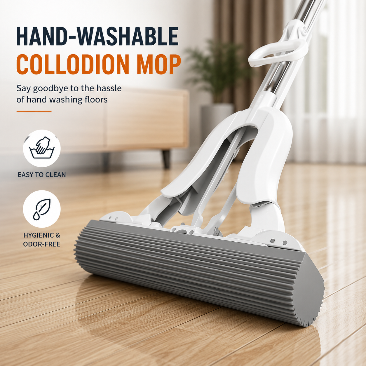 Self-Squeeze Sponge Mop