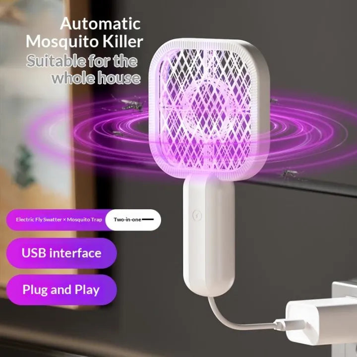 USB Portable Mini Mosquito Racket with UV Light